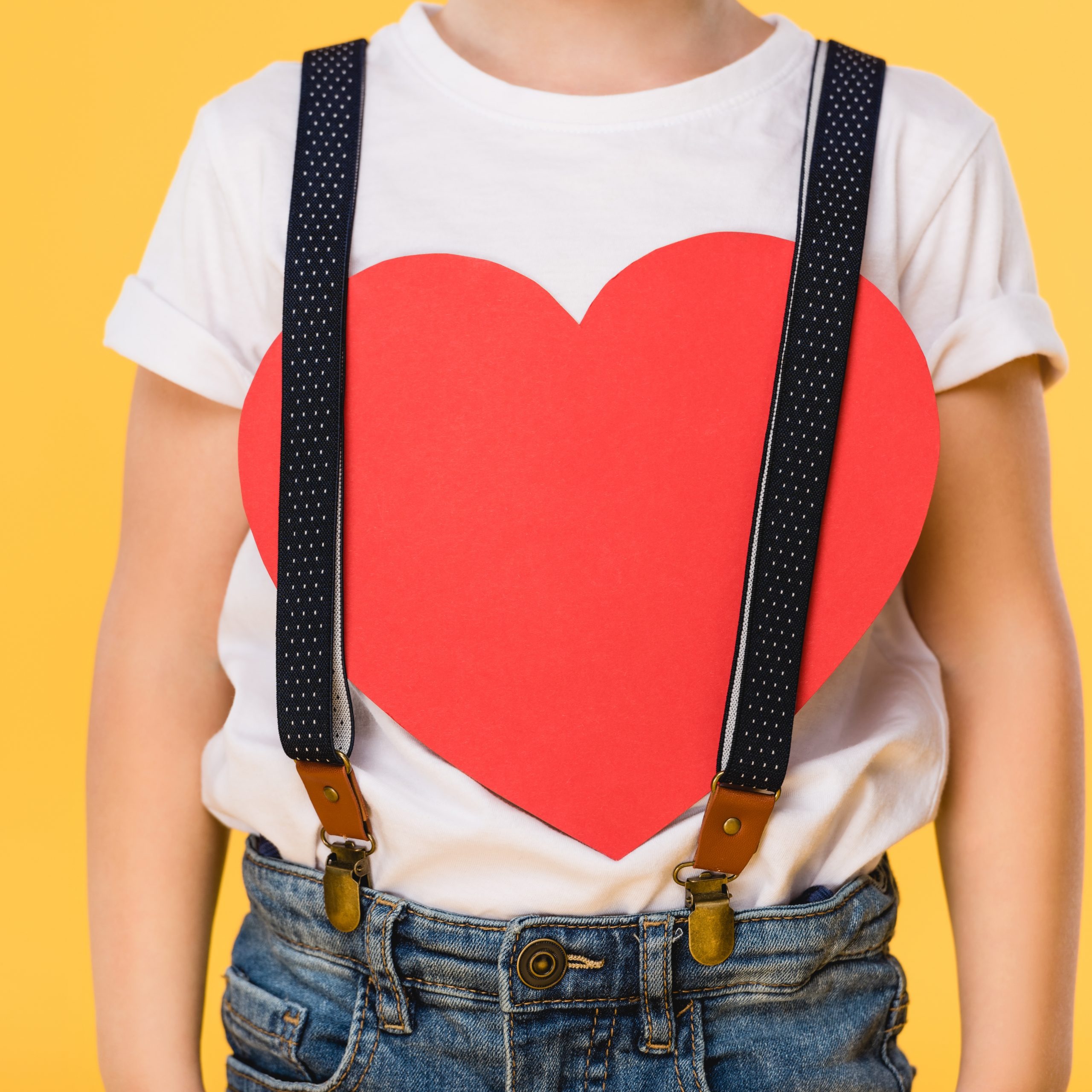 Boy with heart